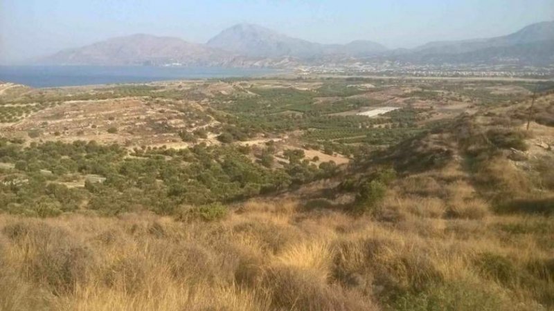 Kamilari Süd Kreta; Kamilari Grundstück mit Meerblick 10.000m² Grundstück kaufen